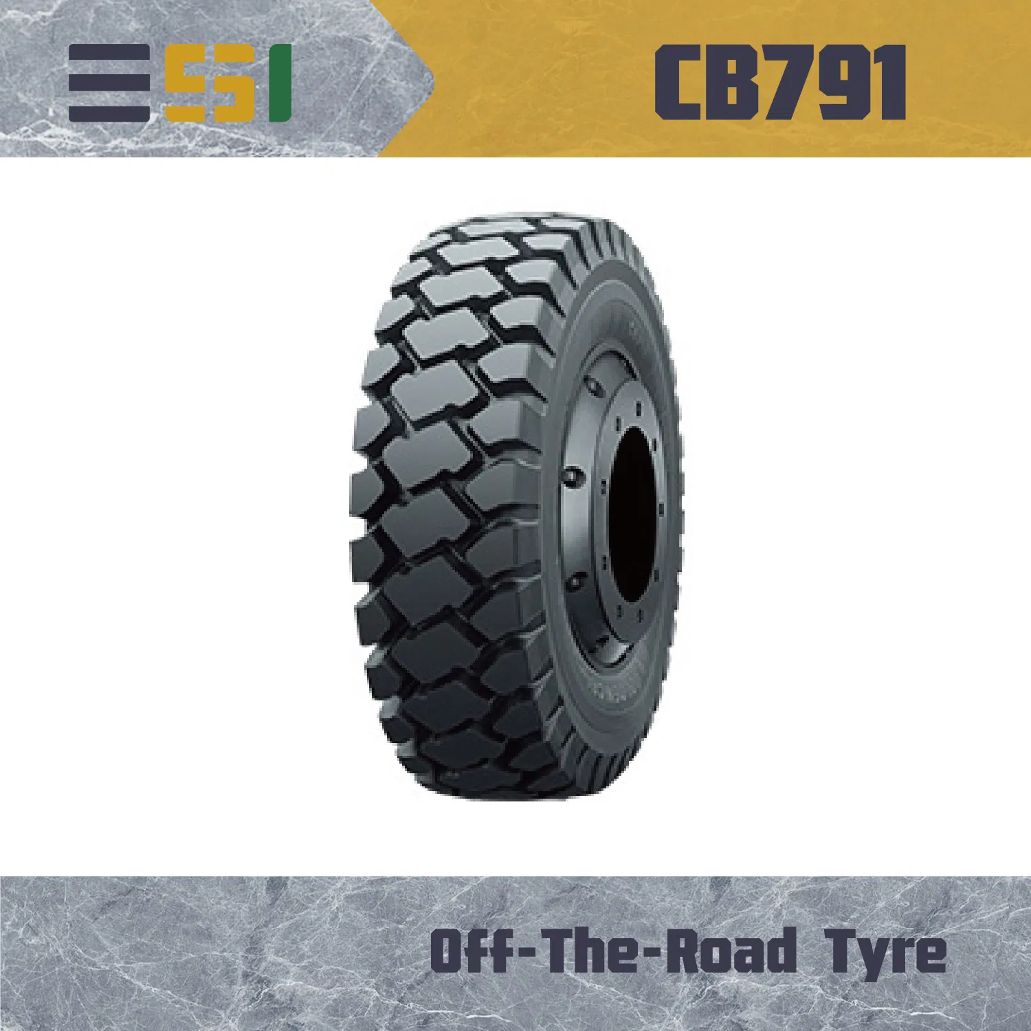 OTR Tires for off-Highway Dump Truck 27.00R49 Cat777E Tire