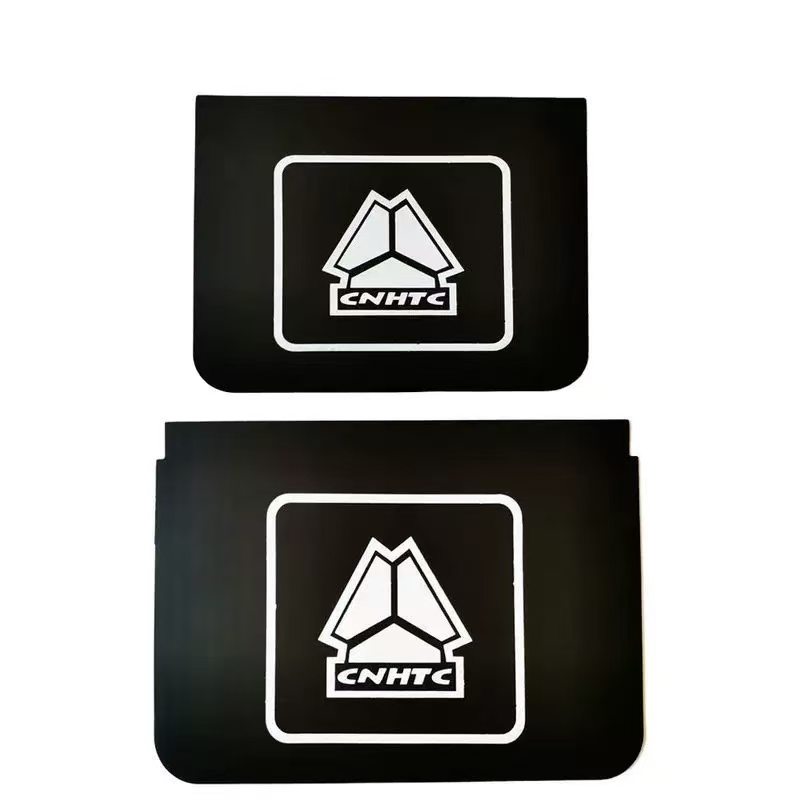 Customize Different Size Anti- Spray Mud Flaps, Black Polymer Heavy Duty Mud Flaps with Logo for Semi Truck Trailer