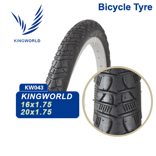 Шина велосипедная 16 дюймов, резина