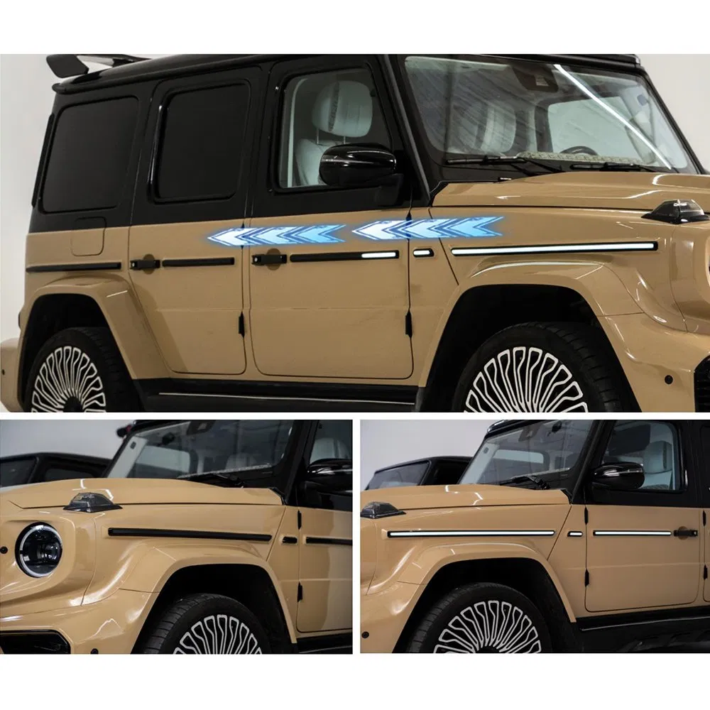 G-Grade W463 W464 Waistline for Benz W464 W463 G900 Dry Carbon Fiber Running Lights G63 Body Decoration Strip Body Kit