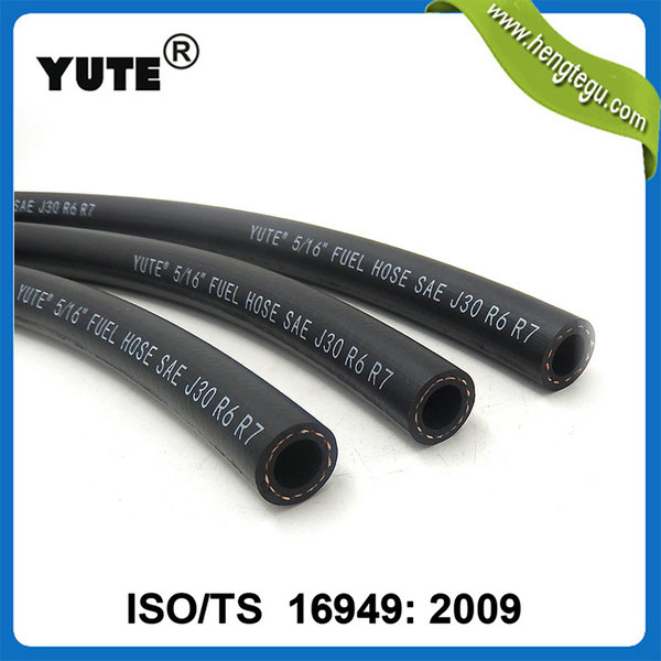 NBR Rubber Braided Diesel Oil Heat Resistant Fuel Hose with Saej30r7