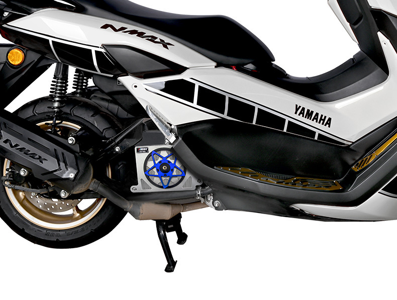 CNC Motorcycle Five-Pointed Star Radiator Mesh Belt Fan for YAMAHA Nmax Nvx_Aerox