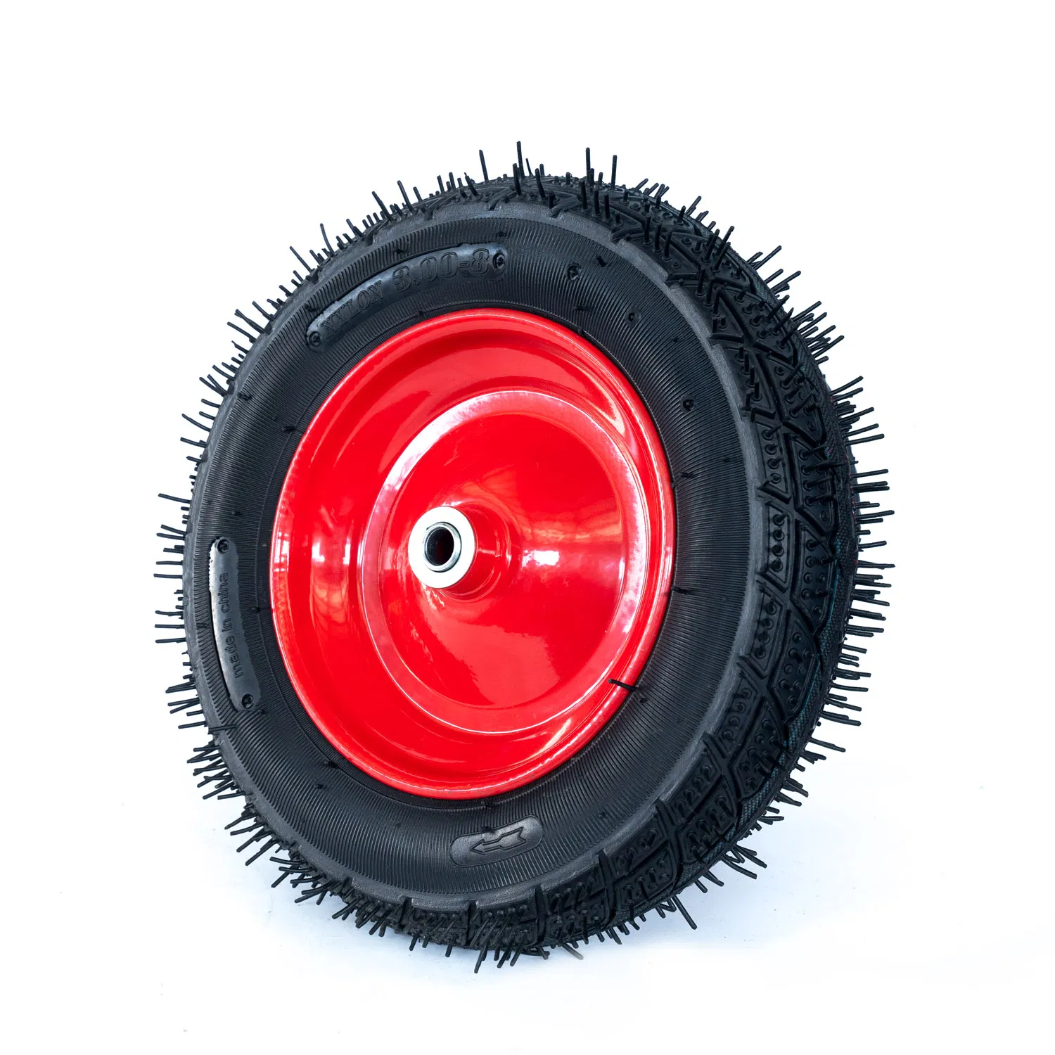 Rubber Wheel Pneumatic Wheel with Plastic Steel Rim for Wheelbarrows 3.50-8 4.00-8 3.00-4, Hand Trolleys, Tool Carts