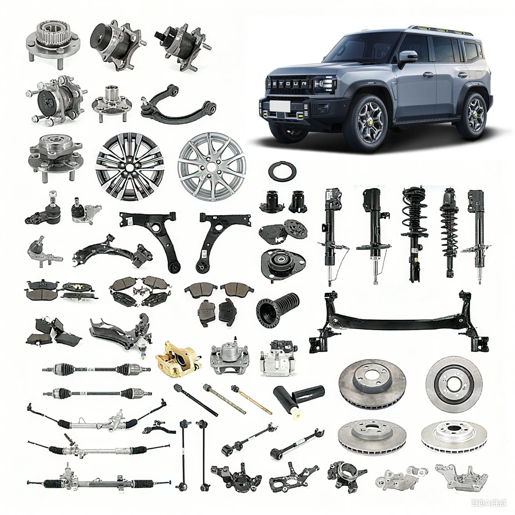 High-Quality Accessories Changan/Geely/Haval/Chery/Dongfeng/Omoda/JAC/Byd for Jetour Car X70 X70 Plus X90 X90 Plus Dashing Automobile Spare Parts Sales