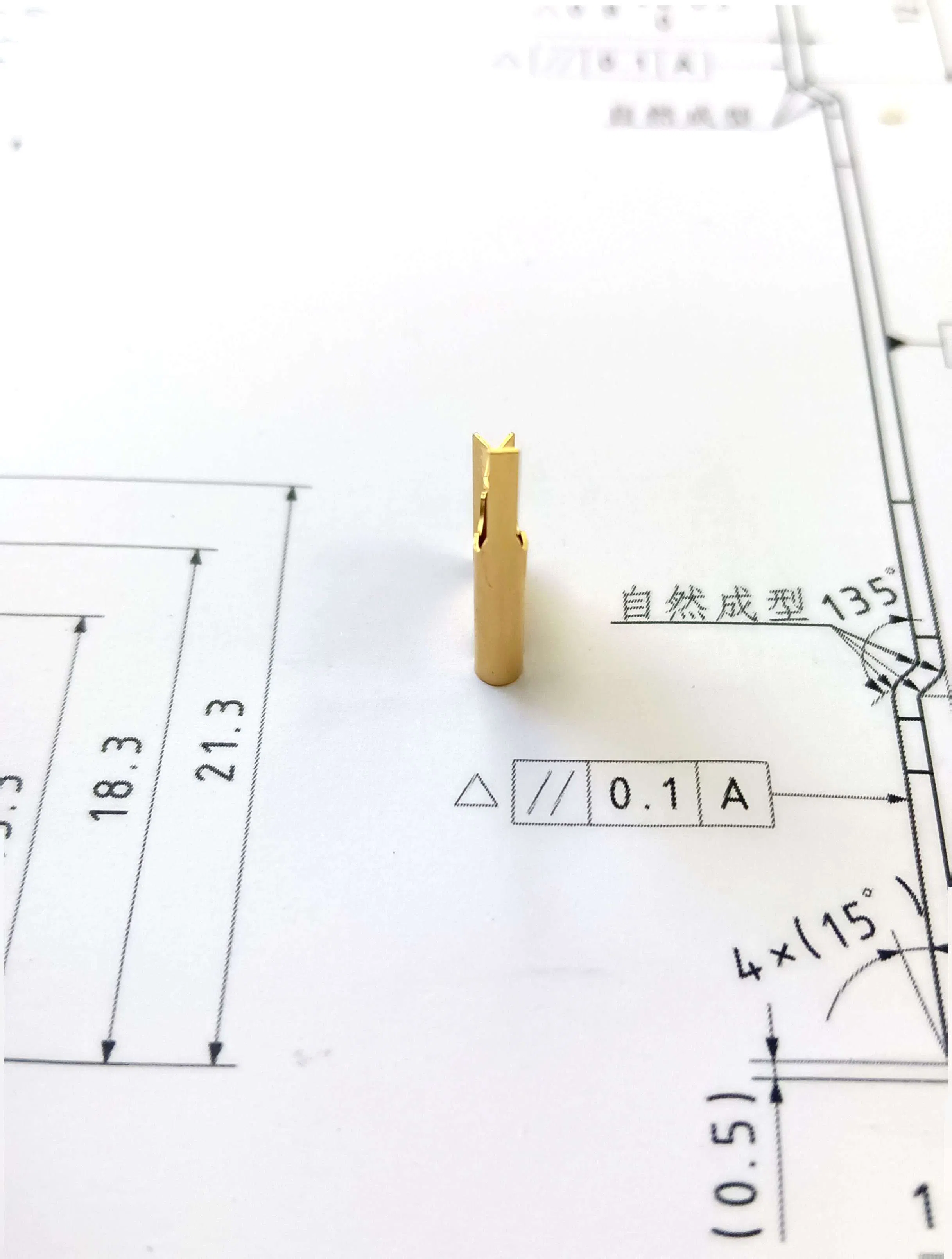 Gole-Plated Terminal/Connector /Terminal/ Connection/ Pin Terminal/Socker Terminal/Spade Terminal