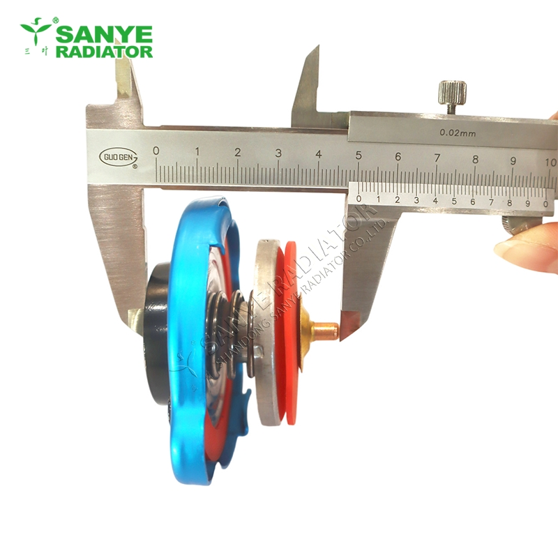 Large with Thermometer Dial 5X9.2X7.2 (cm) Pressure Resistant Visible Car Radiator Cap for Water Tanks