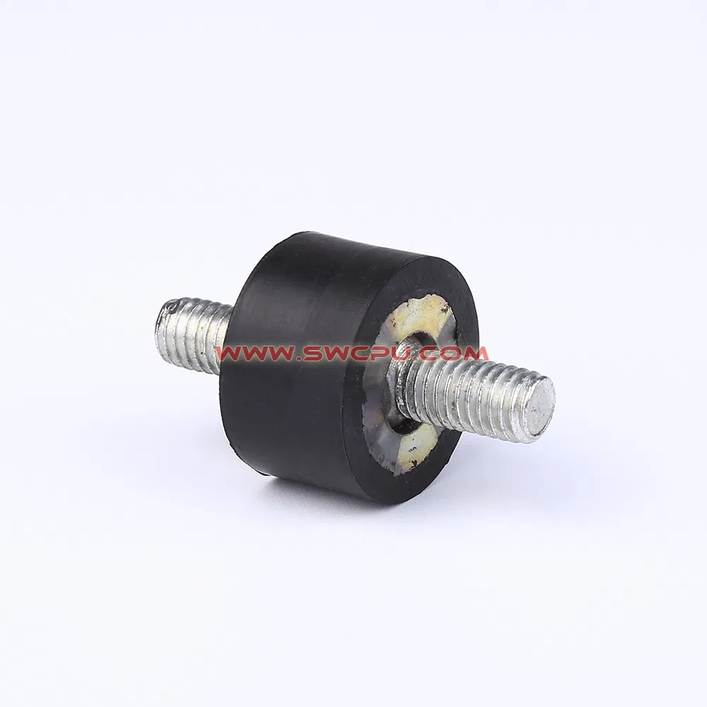 Natural Rubber Molding Rubber Shock Aborber EPDM Rubber Mounting with Screw Studs