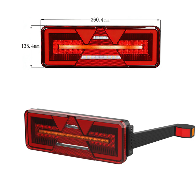 Светодиодные задние фонари E-MARK ECE для прицепов