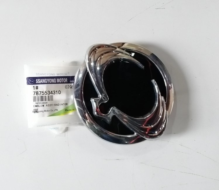 Ssangyong Emblem Assy-Radiator7875534310 7995634100 7993009110 7996008b10 Kyron Rexton Korando C Musso Rodius Tivoli