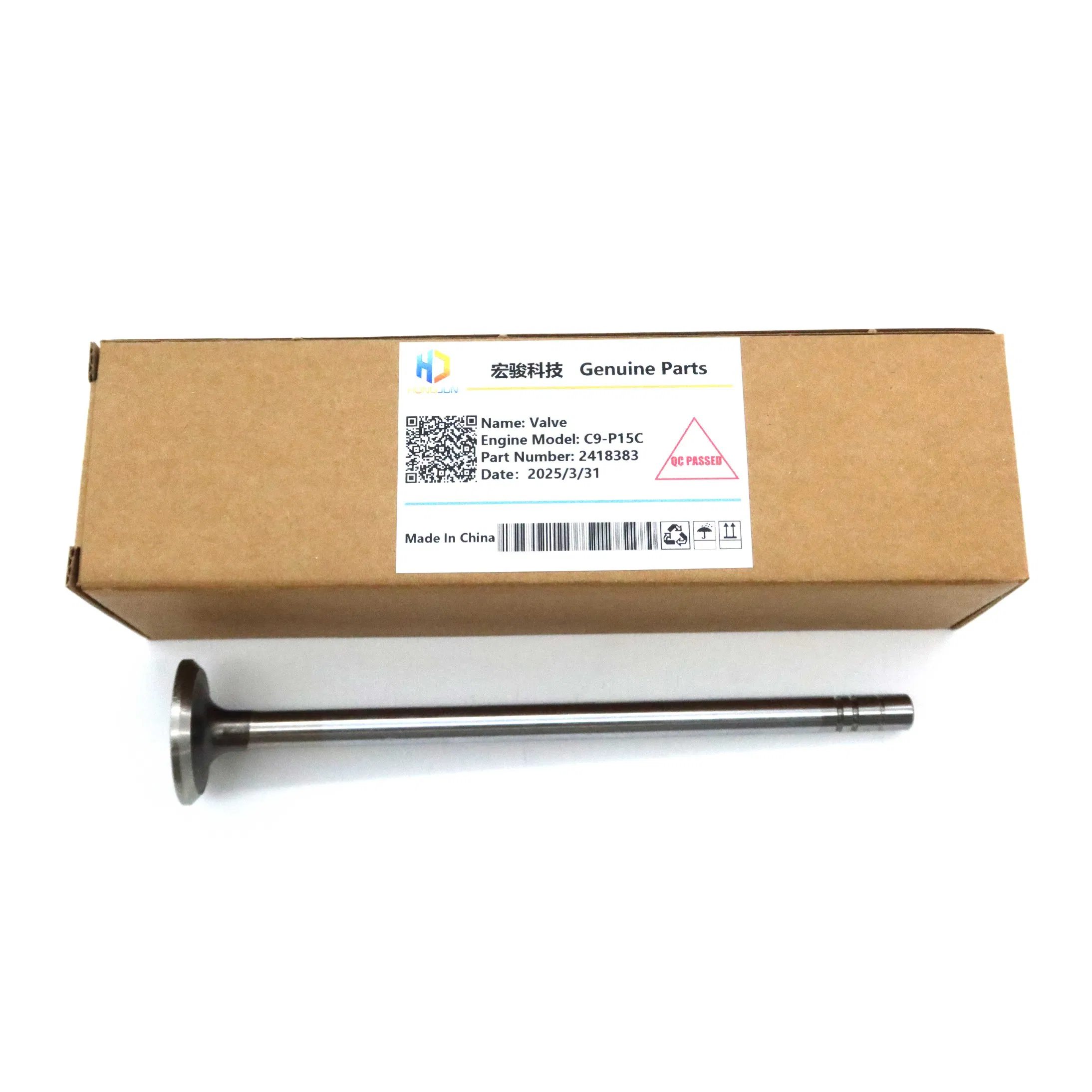 Впускной и выпускной клапан 2418383 для дизельного двигателя Cat C9-P15c