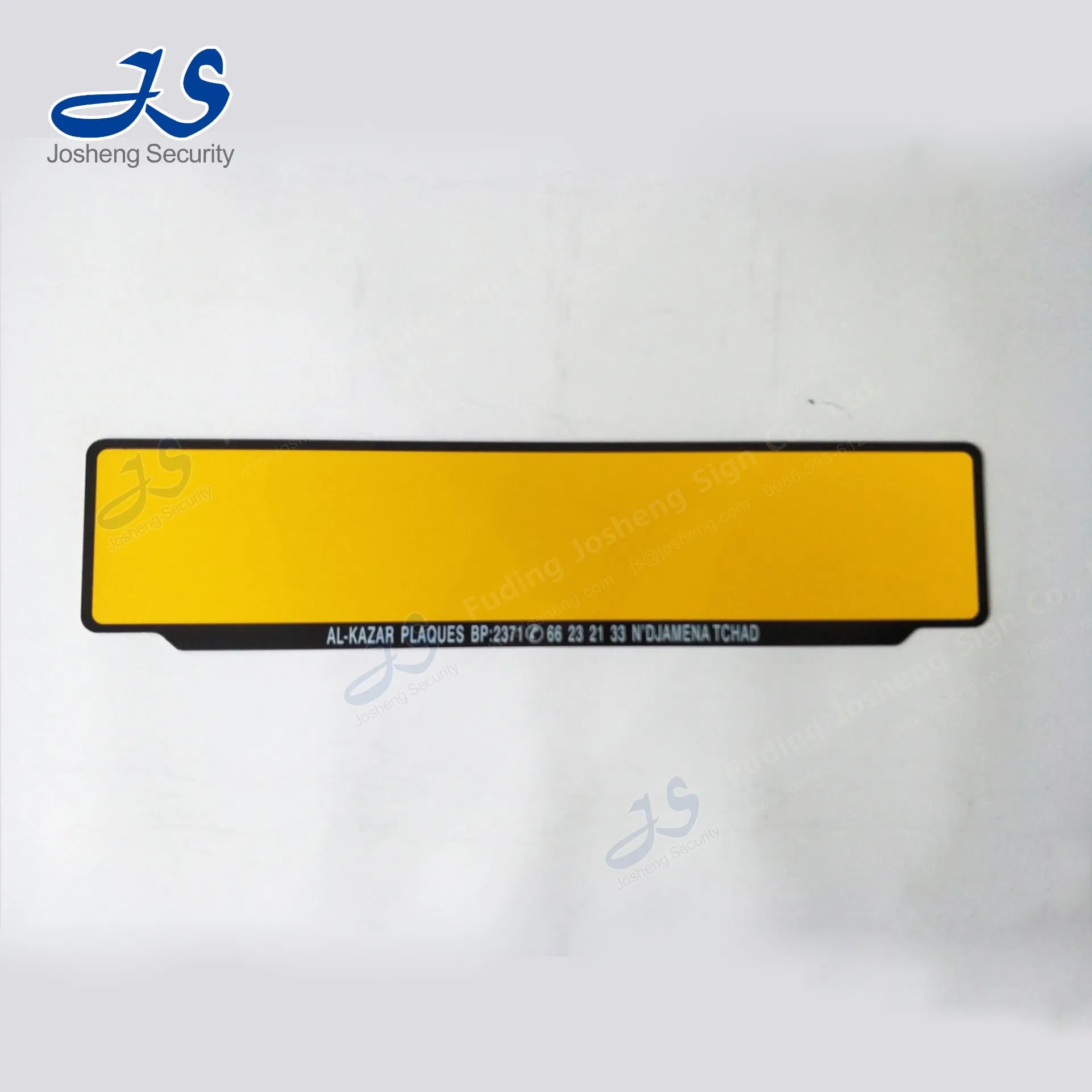 Two Layer License Plates with Border Embossed