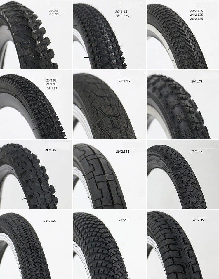 Резиновые велосипедные покрышки 20, 24, 26 дюймов