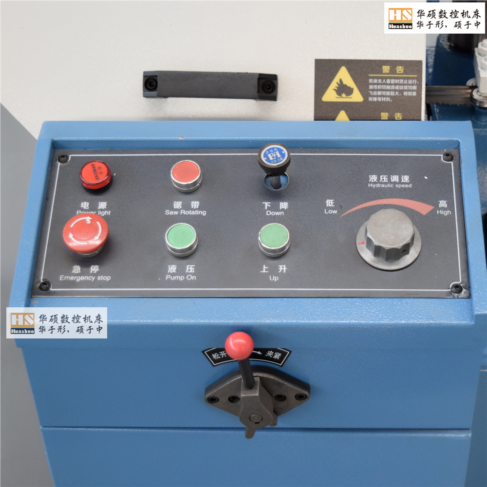 Горизонтальная ленточная пила GB4230, двухколонный станок