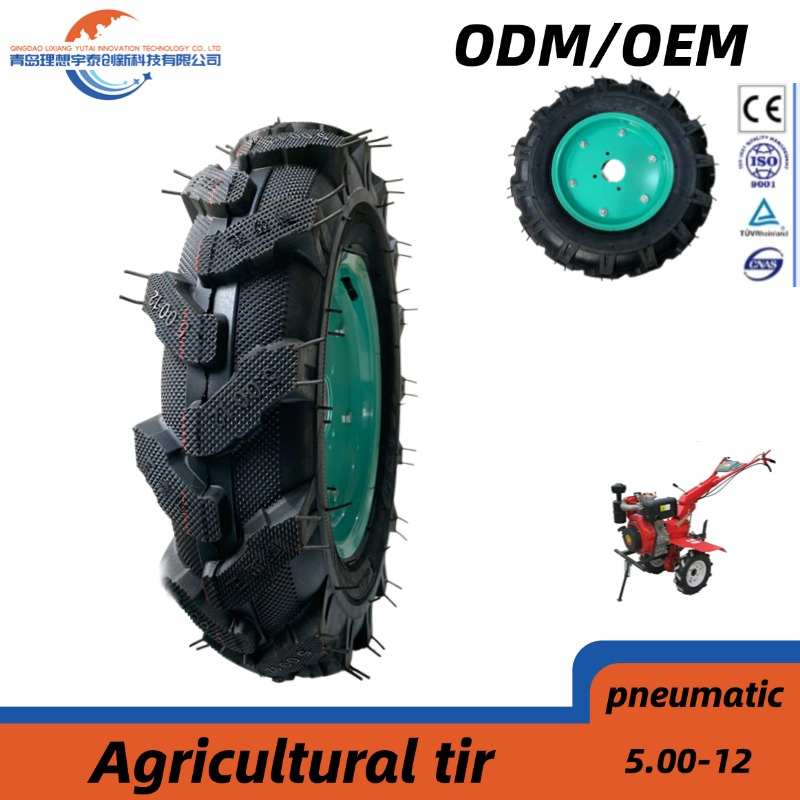 Пневматическая шина 5.00-12 для мини-трактора со стальным диском
