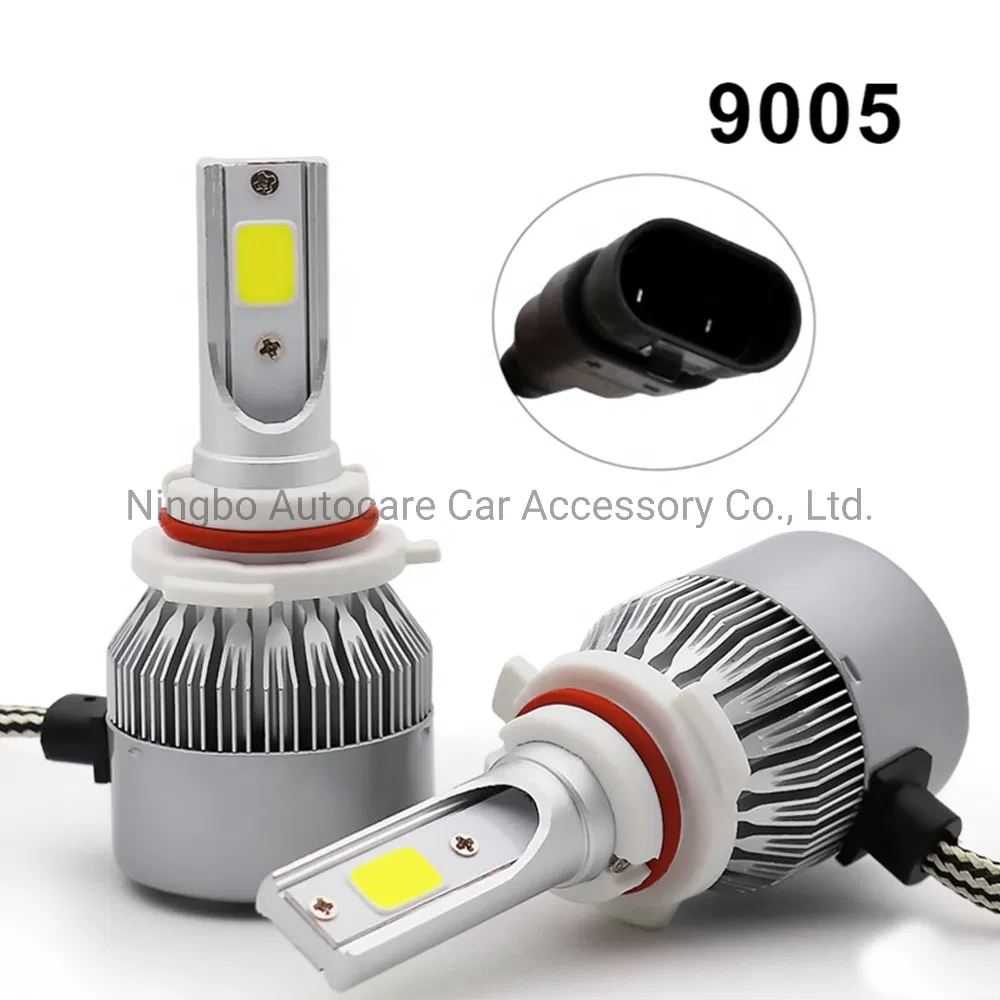 Светодиодная фара C6 LED для авто 9005 9006 9007 H1 H3 H4 H7 H11