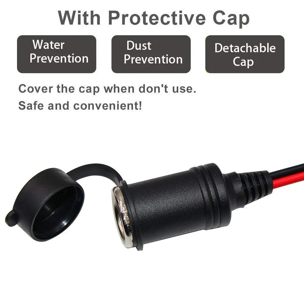 Разъем прикуривателя 12В с кольцевым терминалом, 10А