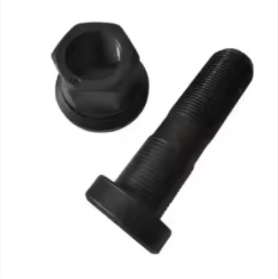 High Strength Black/Galvanized Wheel Fastener Bolt for Benz Truck Parts