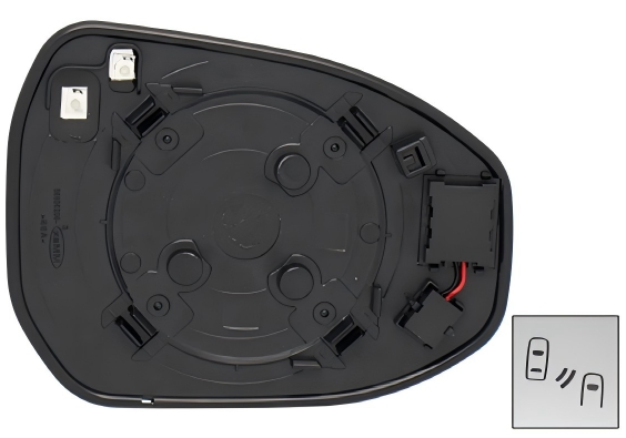 High-Quality Left and Right Heated Mirrors for Toyota Bz4X (2022-later)