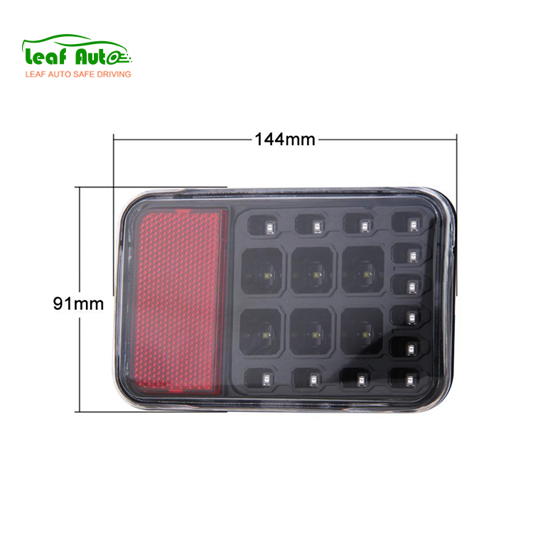 Rear Bumper Fog Parking Light Fit for Jeep Wrangler Jk 2007-2016 Reverse Brake Lights Lamp