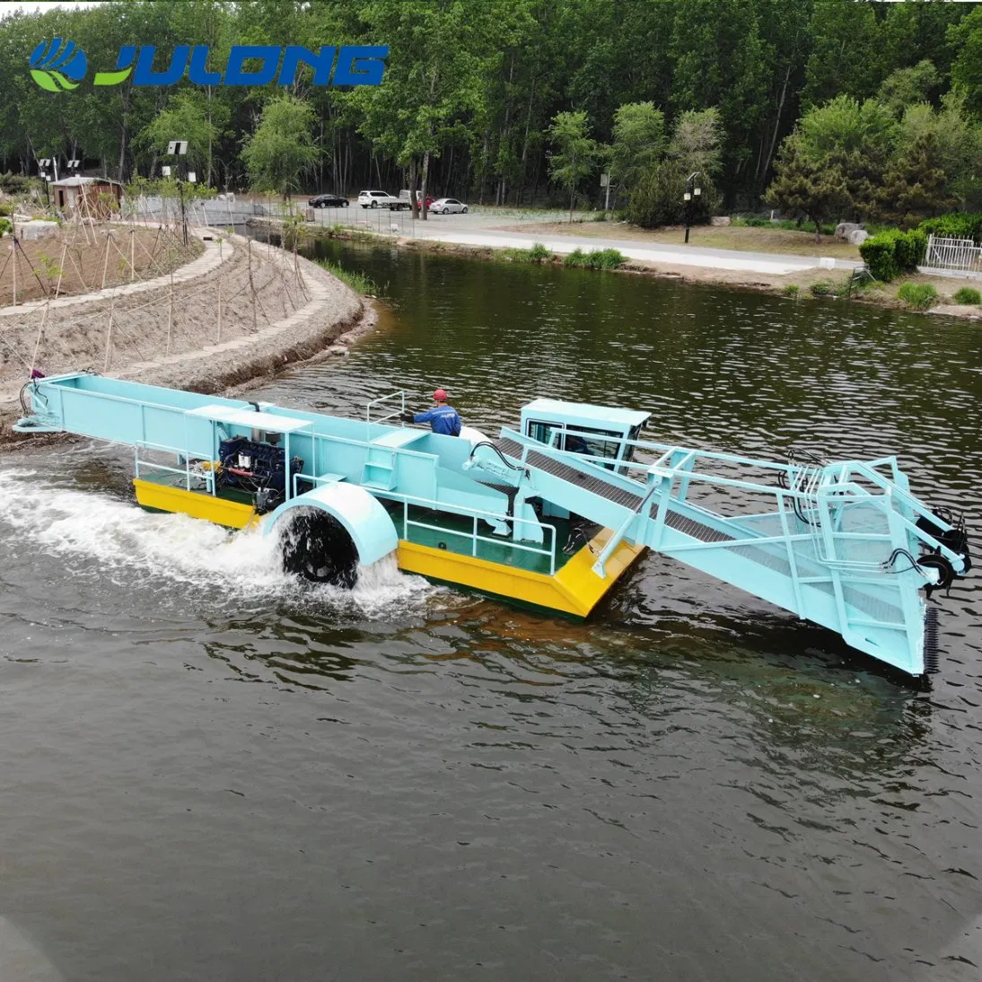 Скиммер-сборщик водных растений JULONG-AWH85