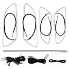 Car Ambient Light for Mercedes Benz Old a/B/Cla/Gla Class Interior LED Car Lights 64 Colors Turbine Air Outlet Light