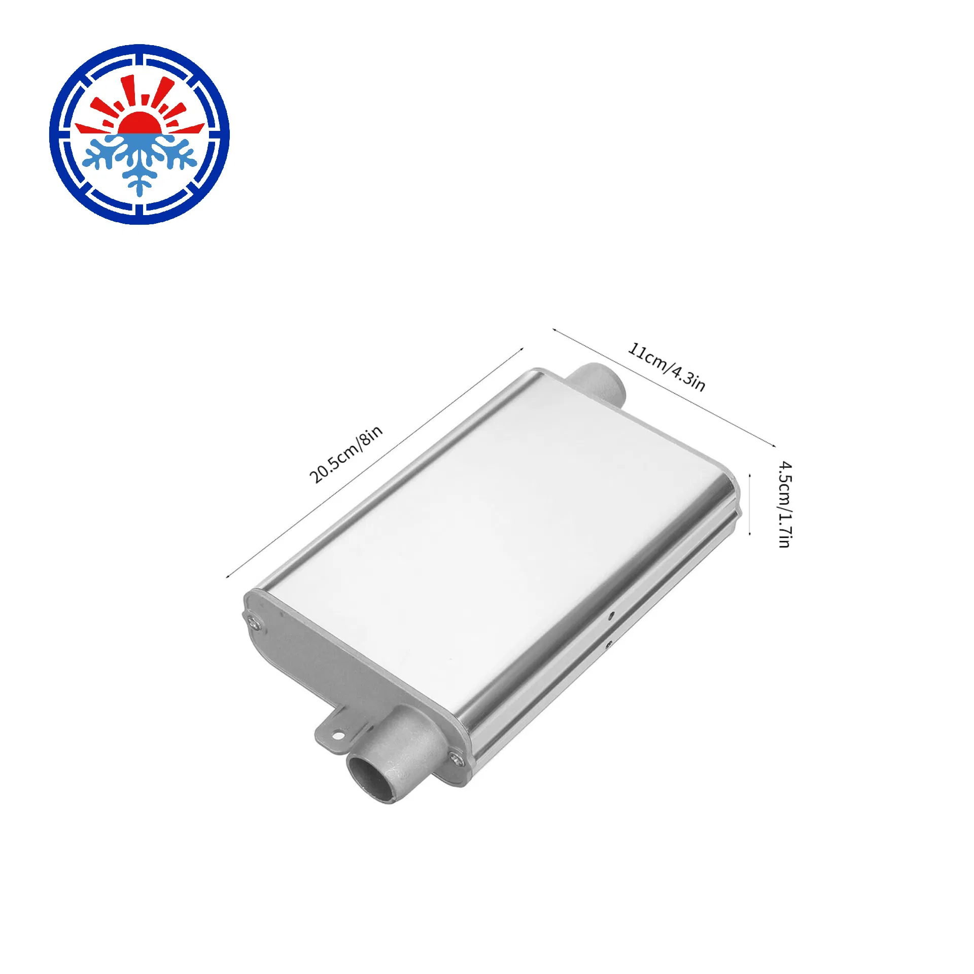 Двойной глушитель из нержавеющей стали с долговечной защитой