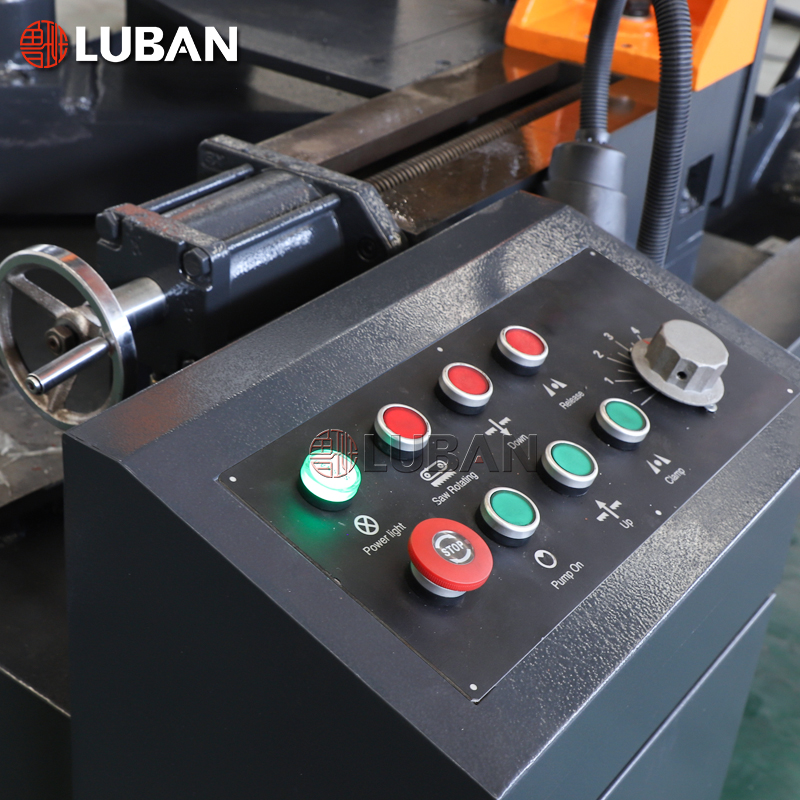 LUBANSAW GB4235X, металлическая угловая ленточная пила 45°