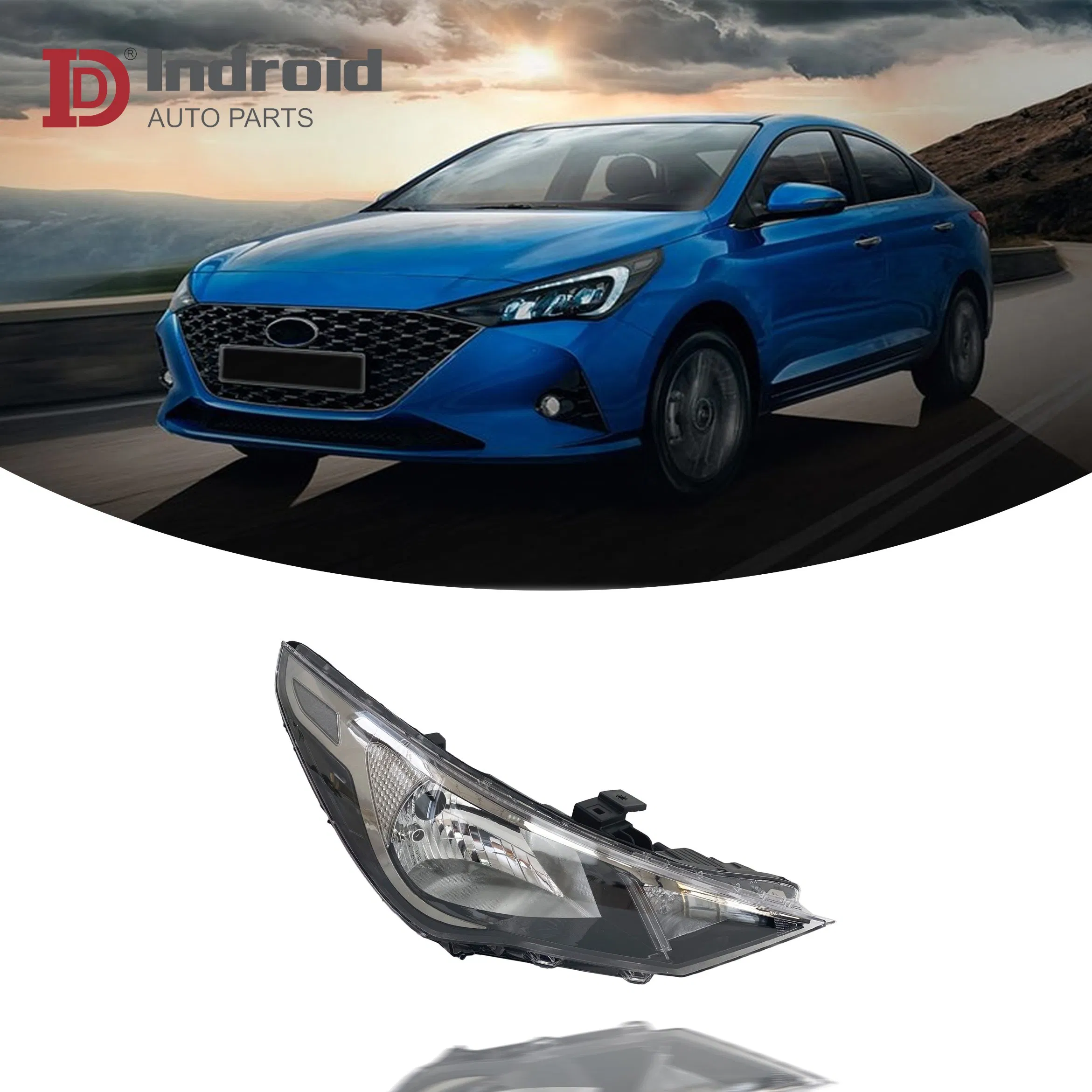 Фара головного света Hyundai Accent 2020 LED