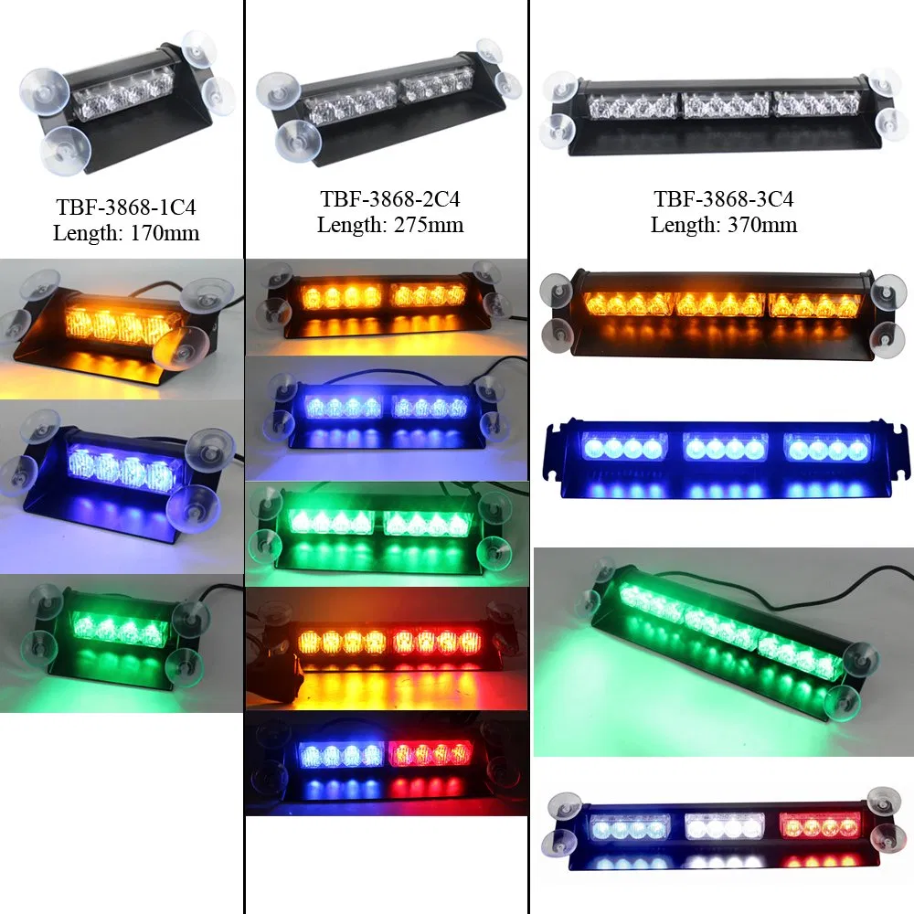 Светодиодный стробоскоп Amber Red 8 LED для авто