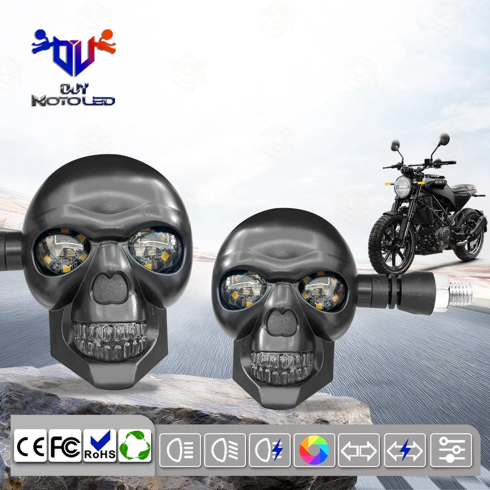 Светодиодные задние фонари и поворотники для мотоцикла