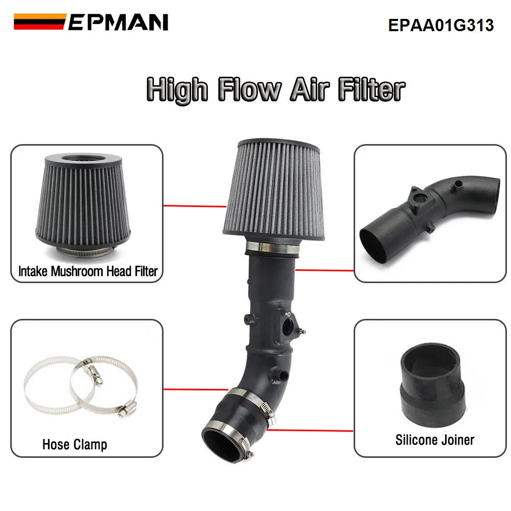 Epman Cold Air Intake System with Heat Shield for Toyota Corolla 09-17/ for Scion Im 1.8L 16-17 Epaa01g313