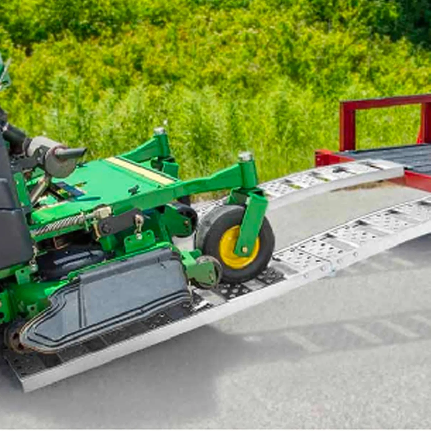 Aluminum Ramp Foldable Loading Motorbike ATV Pickup Truck Capacity 1500lbs