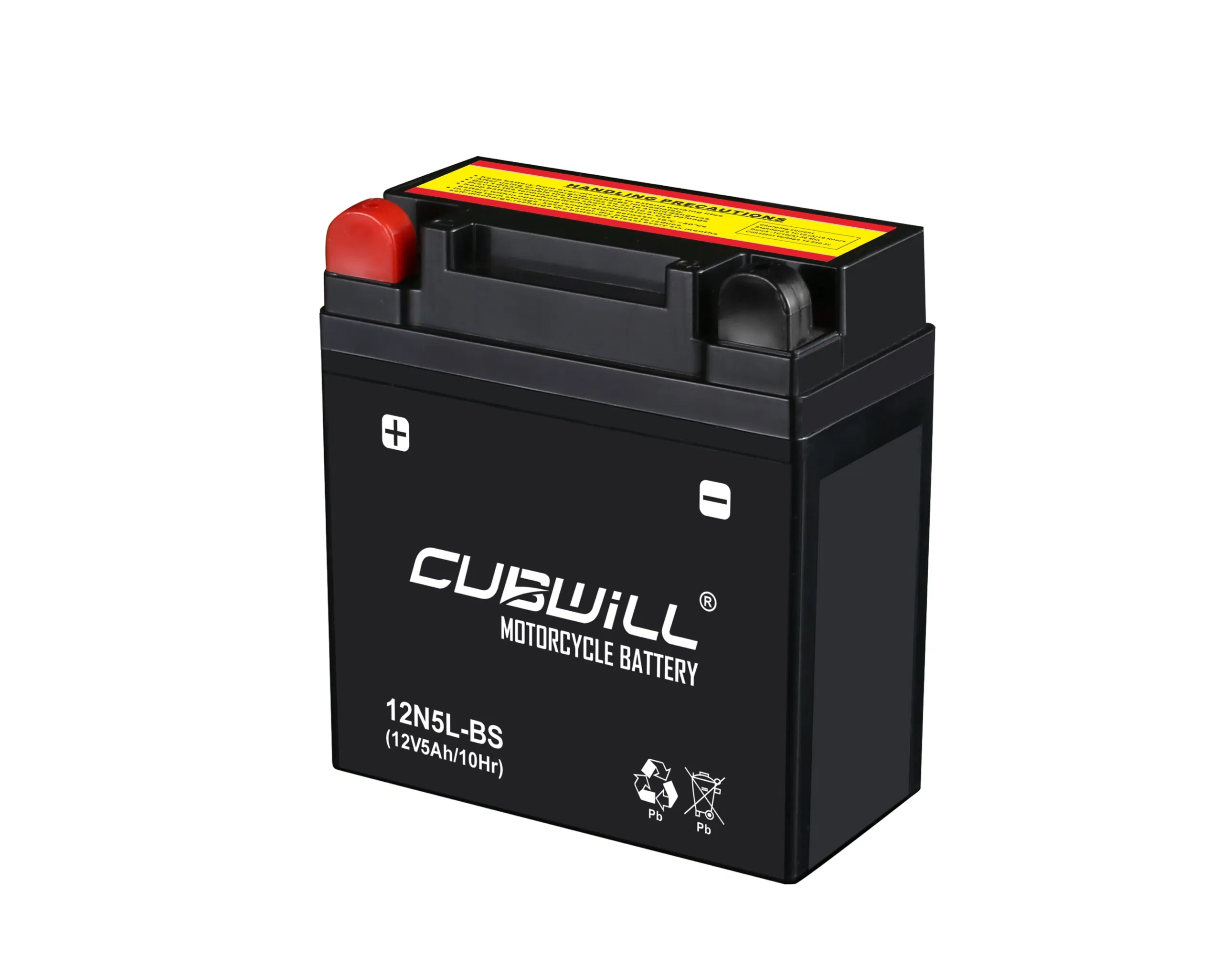 Bateria De Motocicleta 12n5-3b/Yb5l/Mtx5l/Ty5l Yuasa Repuestos PARA Motocicletas De 100cc/125cc/150cc/200cc YAMAHA 12V5ah AGM Motorcycle Battery