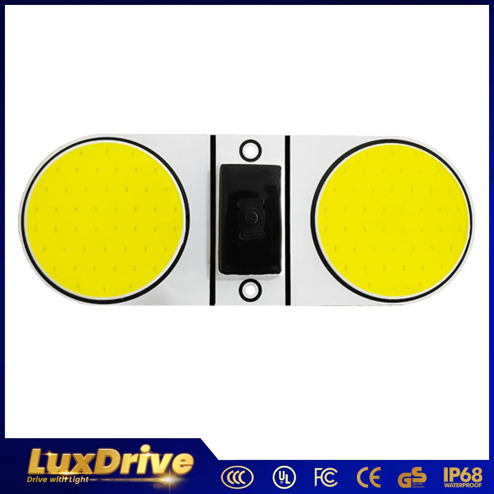 Универсальный светодиодный плафон COB 12V-80V для салона авто