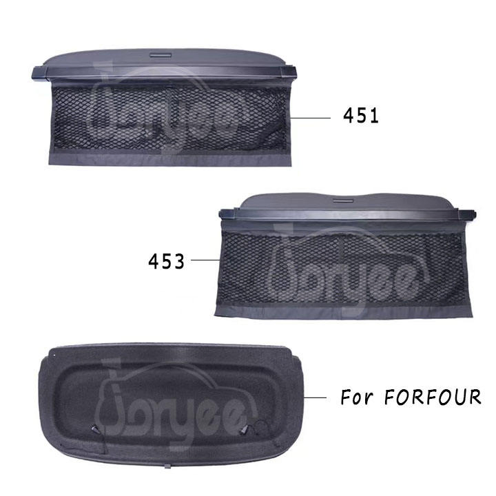 Rear Parcel Shelf for Benz Smart 453 Electric Car Parts