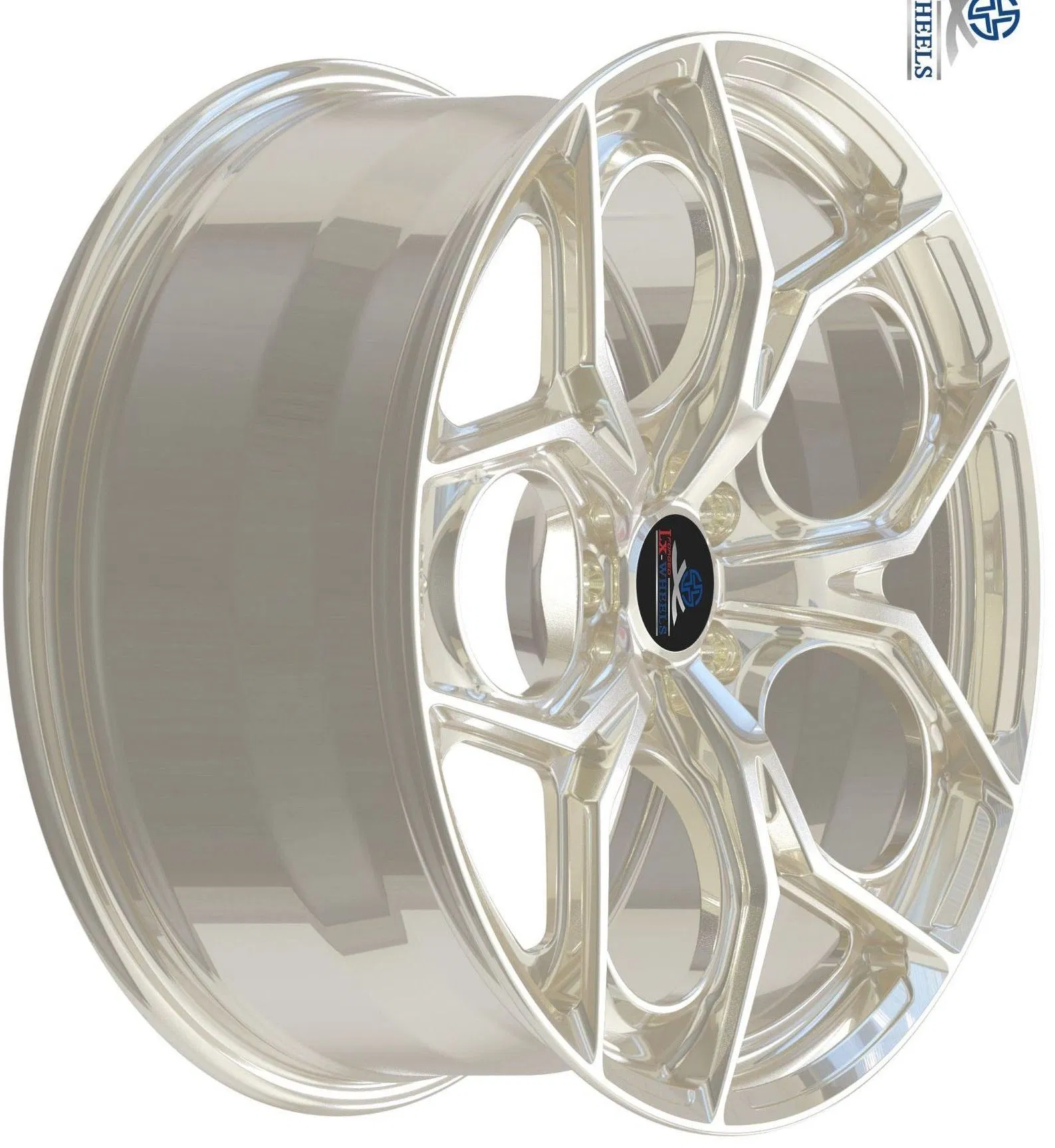 Литые диски LX Champagne Gold для Mercedes-Benz C260