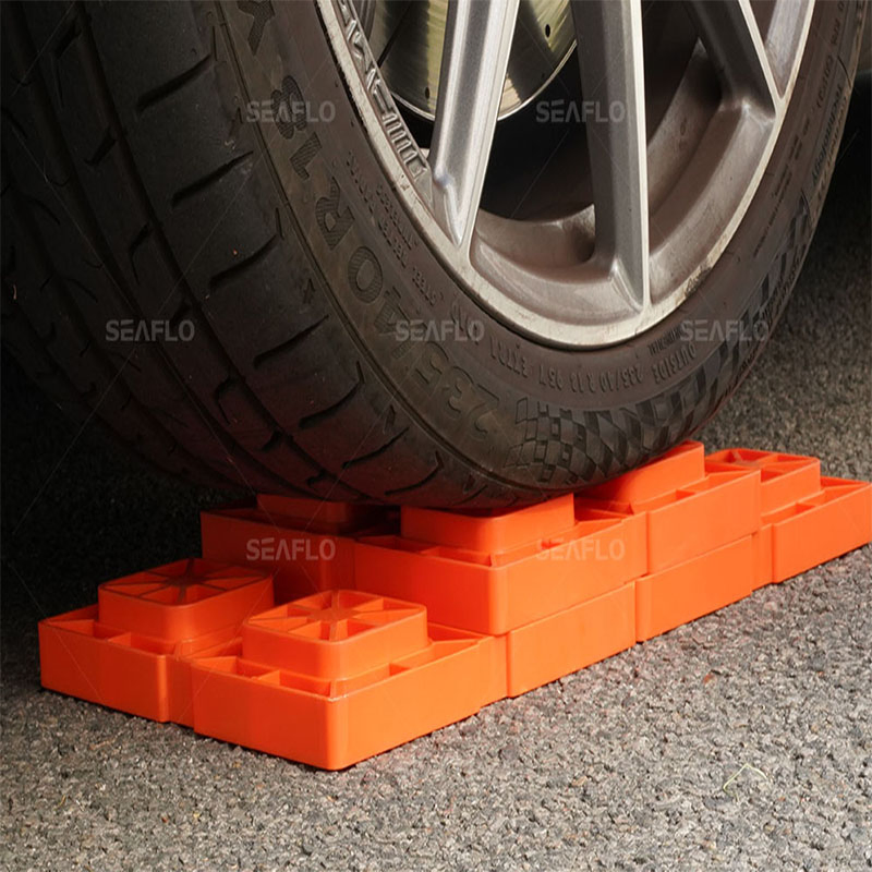 Seaflo New Products RV Wheel Chock, Levelers Leveling Block, Leveler Ramp Block Stop