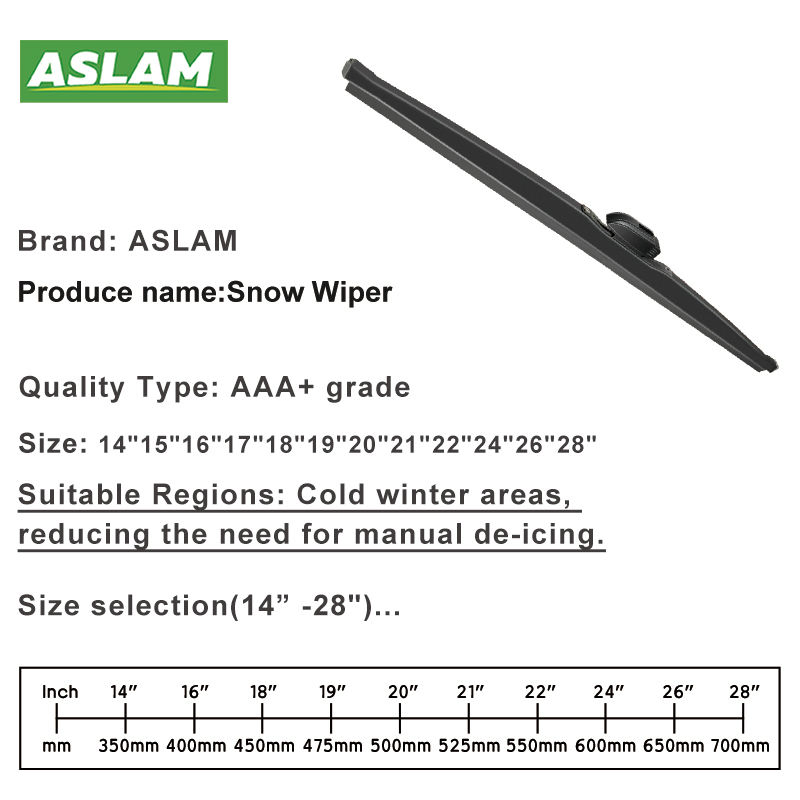 Wiper Blade Winter Snow Ice Proof Rain Resistant Premium 99% Models High Performance All Season