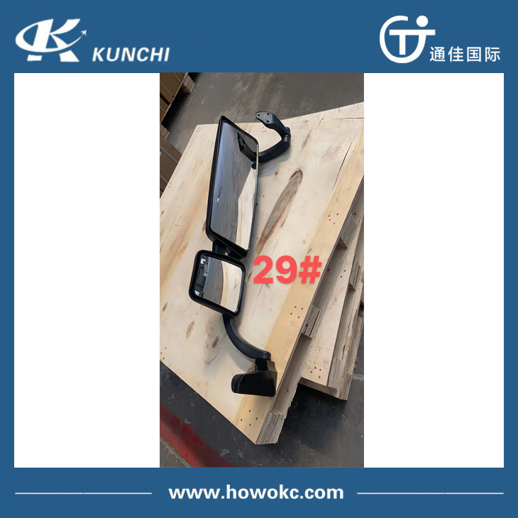 Heavy Truck Cabin Parts Left Rearview Mirror with Wg1642770001, HOWO/Shacman /Foton/Dongfeng /FAW Spare Parts