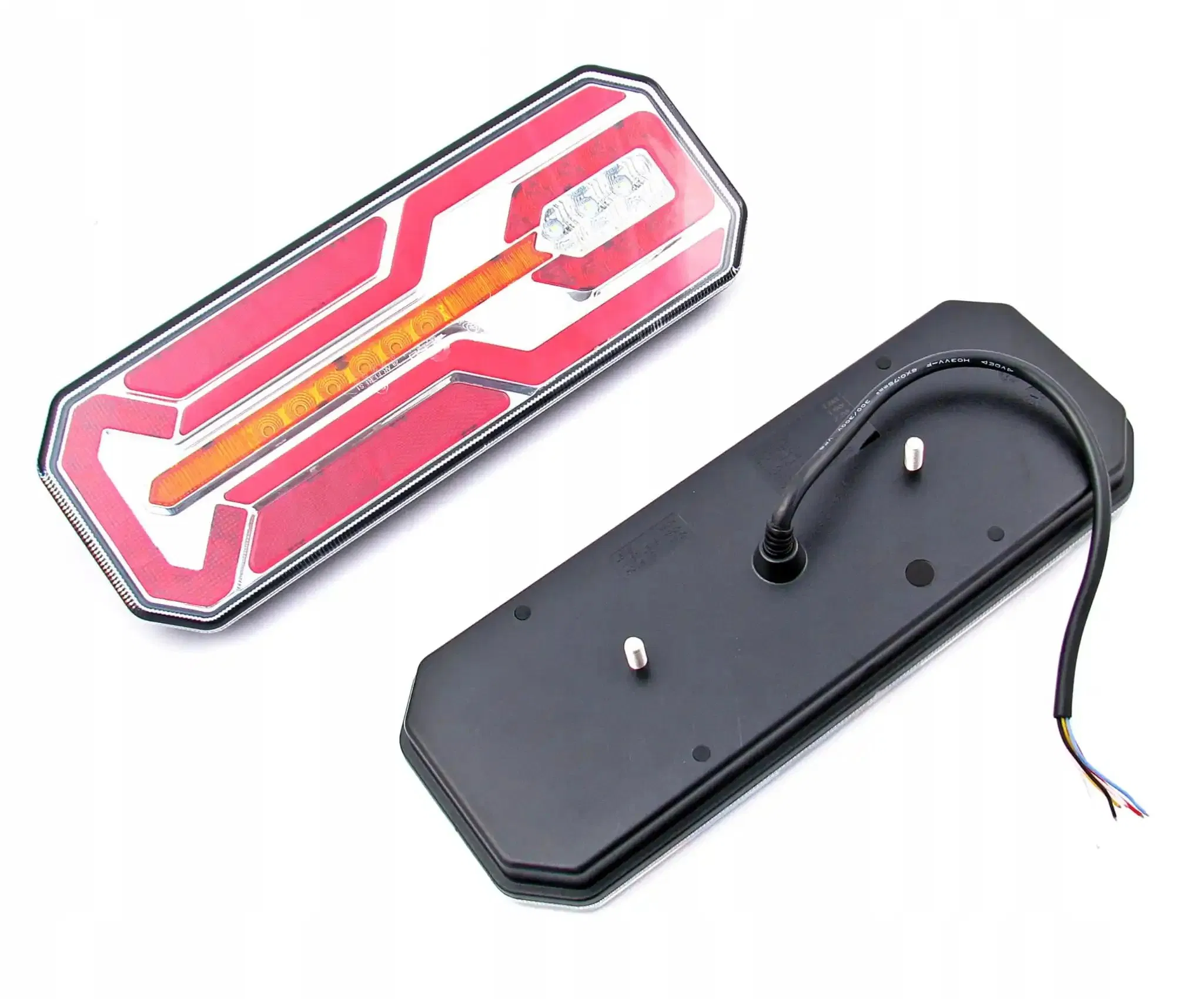 LED фонарь задний комбинированный для грузовиков и прицепов, 6 функций