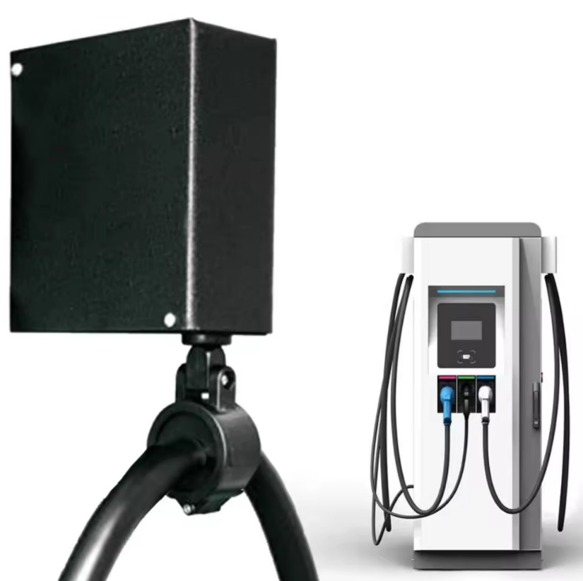 spring Load Cord Retractor Auto Stop Ratchet Lock Reel Fueling Gasoline Dispenser Hose Retractor for EV Charger Cable Management Finer Brand Cable Retractor