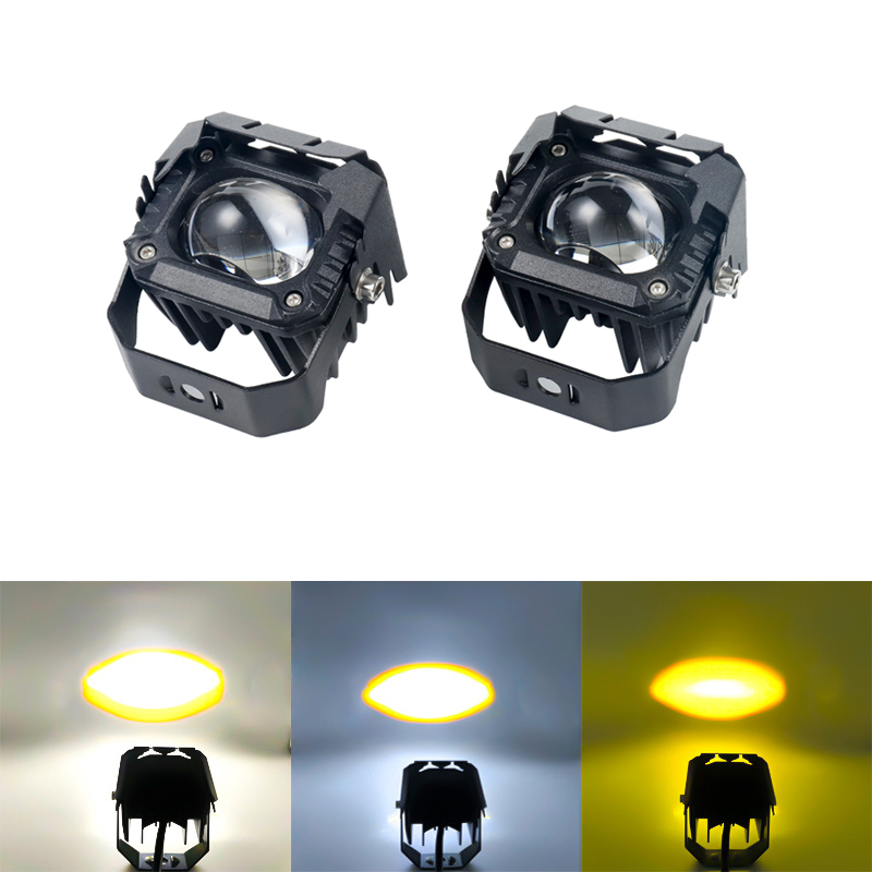 High Brightness Large Monocular Spotlights LED Motorcycle External Auxiliary Spotlights Modified LED Headlight