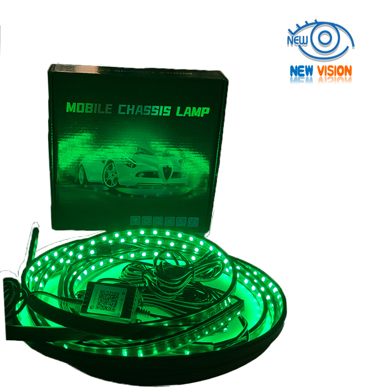 Hot Sale 12V Car LED Chassis Light Multi-Function Warning Light with Sound Control Ambient Light Bluetooth APP Modification