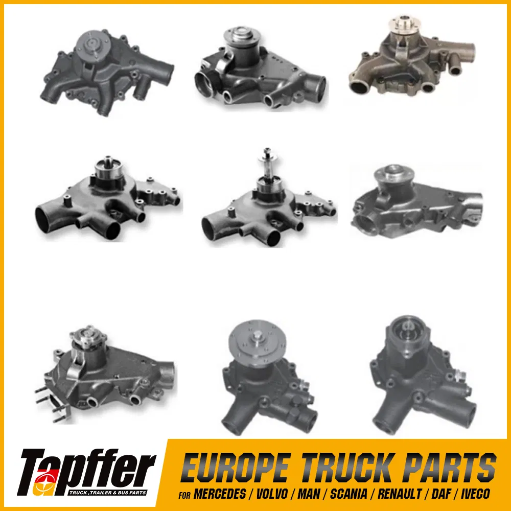 Водяной насос для грузовиков Mercedes, Scania, Volvo, Man, Renault, Daf