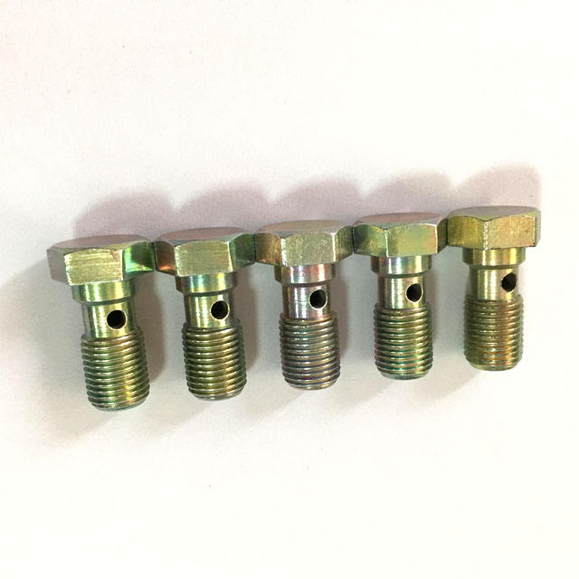 Болт тормозной банжо M10x1 из углеродистой стали