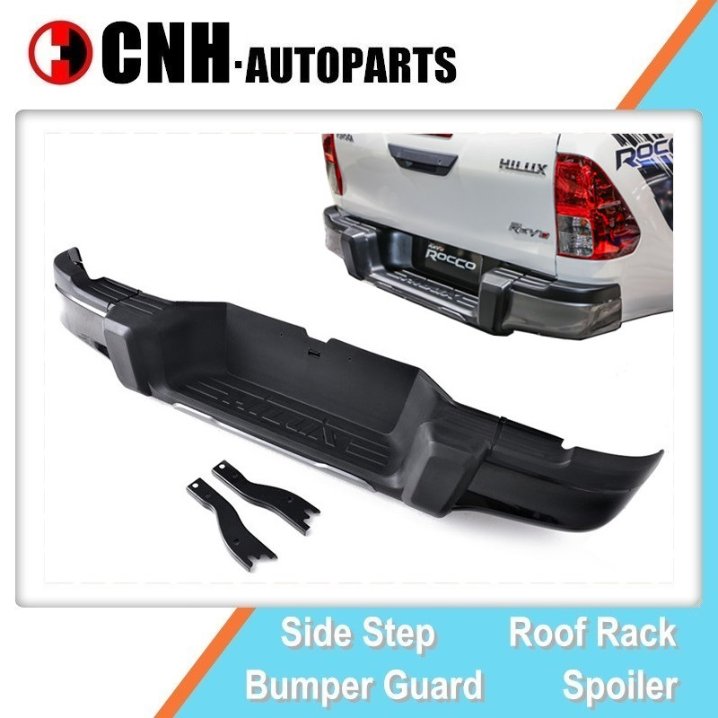 Rear Step Bumper for Toyota Hilux Revo 2018 2021 Rocco
