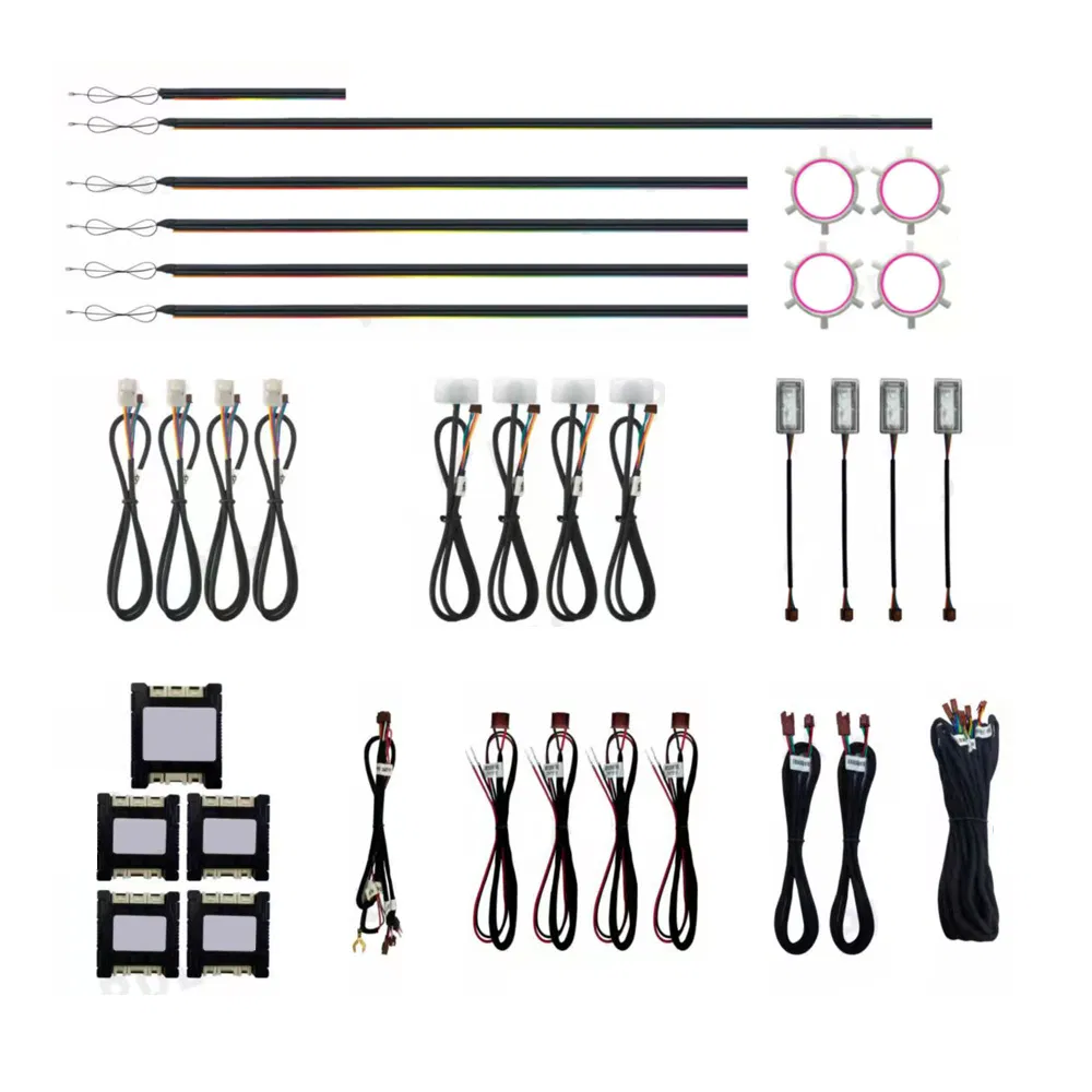 Car LED Strip Lights Full Color RGB Universal Interior Ambient Light Auto Decoration