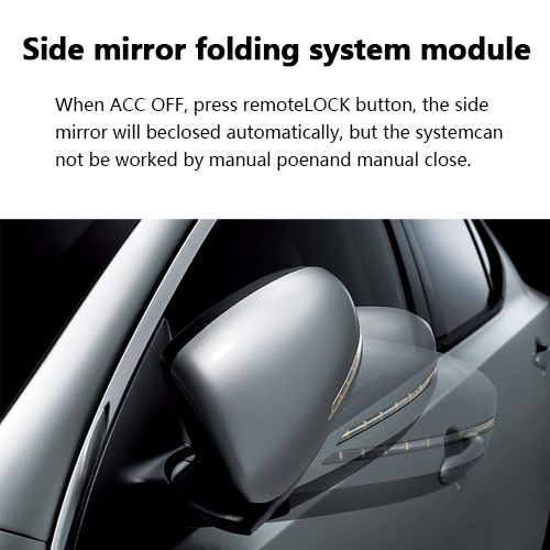 12V Car Side Mirror Folding System Auto Mirror Open and Closer Module Rear View Mirror for Golf/KIA