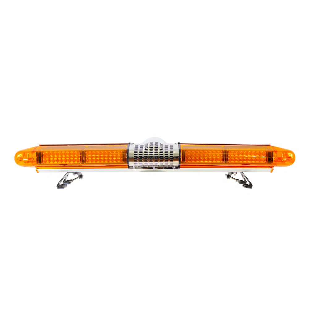 Haibang Yellow Amber LED Flashing Strobe Construction Wagon Lightbar with Speaker