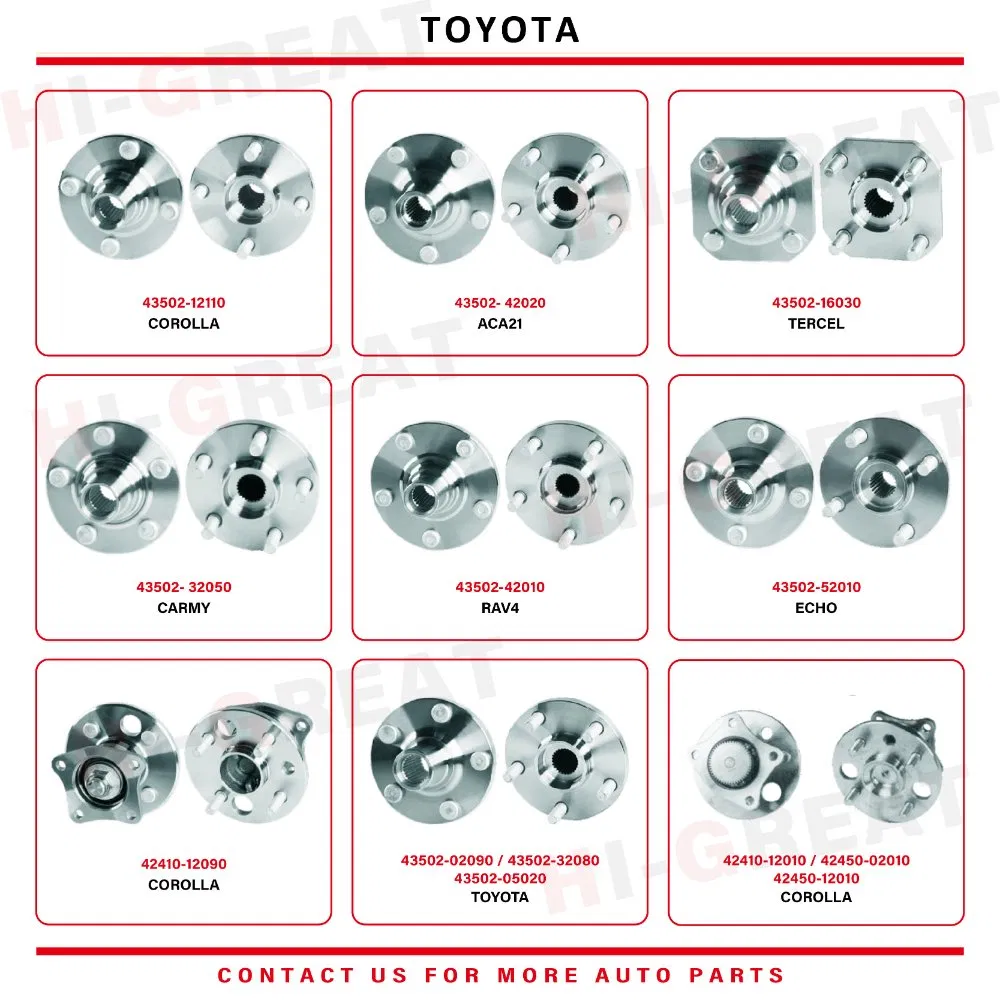 Подшипник ступицы колеса 2DACF044L для Toyota Prado GX460